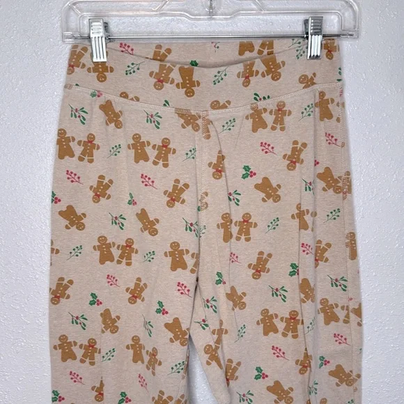 Pact Kid's Gingerbread Pajama Pants Size Small - Picture 3 of 6